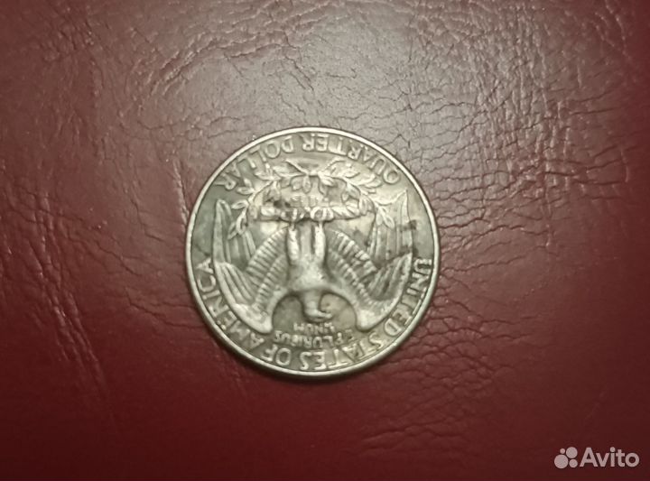 Монета Liberty 1980 года, не магнитная, перевертыш