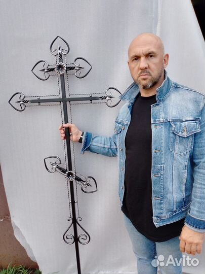 Кованый крест на могилу К3