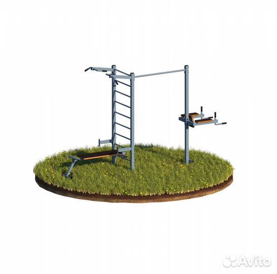 Уличный спортивный комплекс 6 в 1