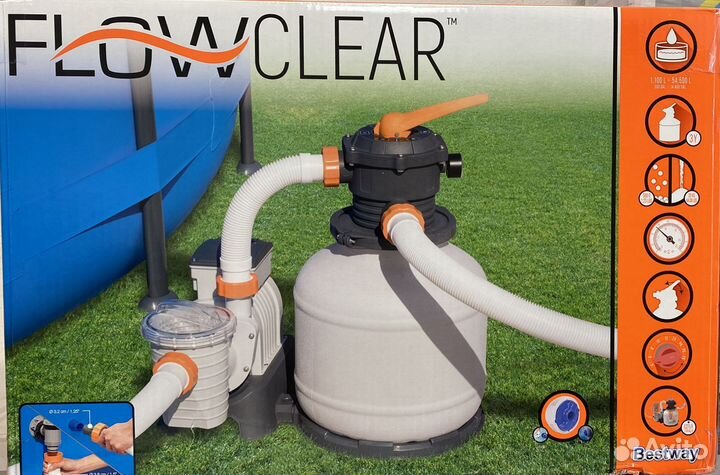 Фильтр-насос песочный для бассейнов Bestway 58499