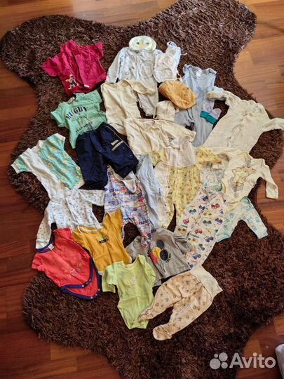 Вещи для мальчика пакетом от 0 до 3