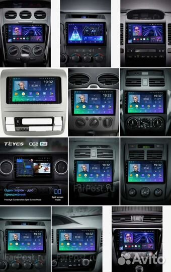 Магнитола Teyes на Разные марки Авто