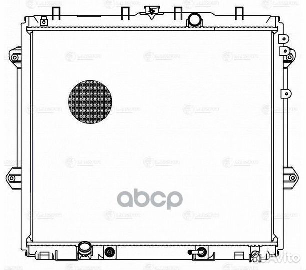 Радиатор охл. для а/м Toyota Land Cruiser Pra