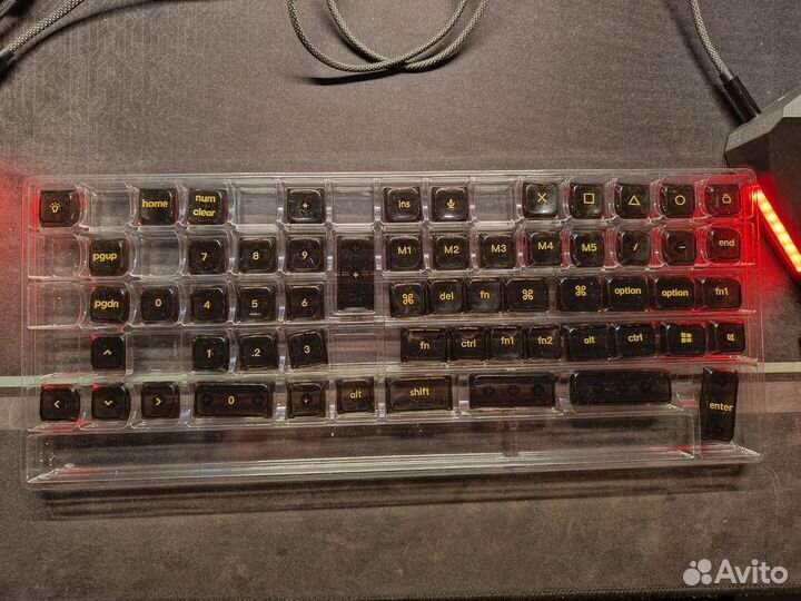 Кейкапы Keychron LSA низкопрофильные прозрачные