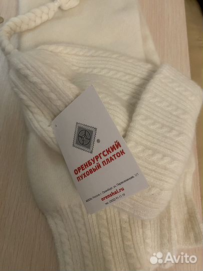 Комплект шапка и шарф для девочки