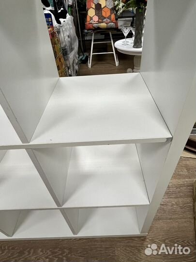 Стеллаж IKEA каллакс 16 ячеек 146,5 х 39 см