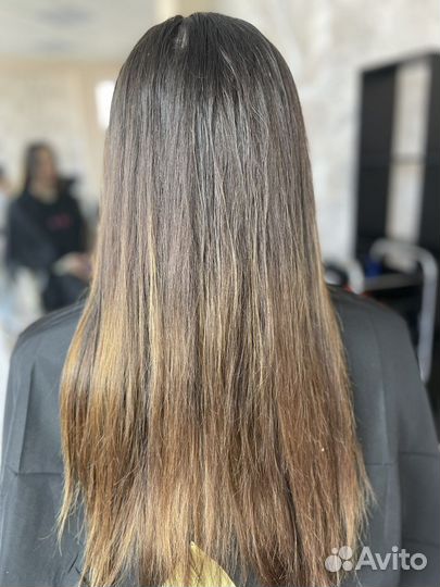 Кератиновое выпрямление