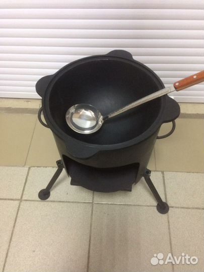 Казан + печь + шумовка
