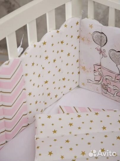 Бортики в детскую кроватку