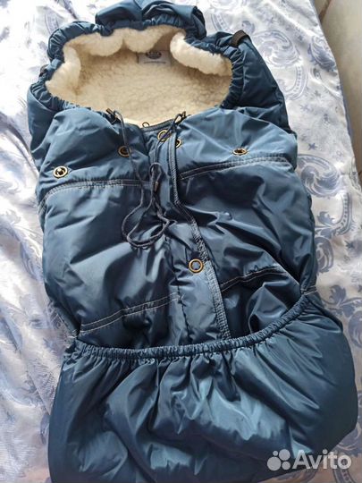 Конверт детский зимний на овчине