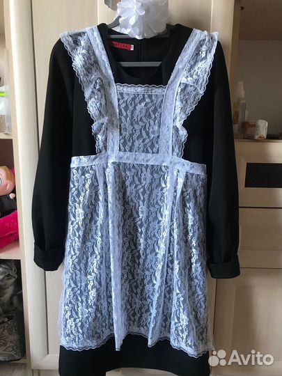 Школьный фартук и платье