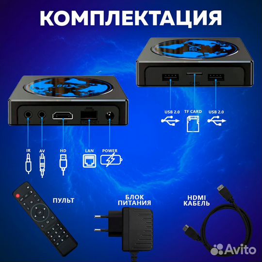 Андроид тв приставка X 98 mini под ключ