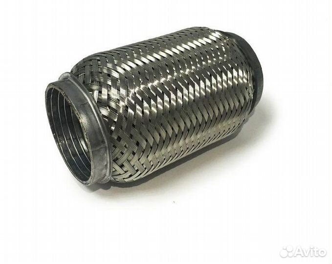 Гофра выпускная 57мм - длина 200мм interlock