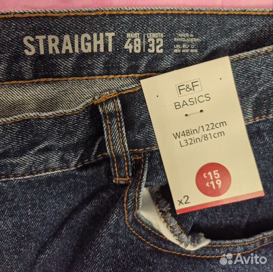 Джинсы мужские большие