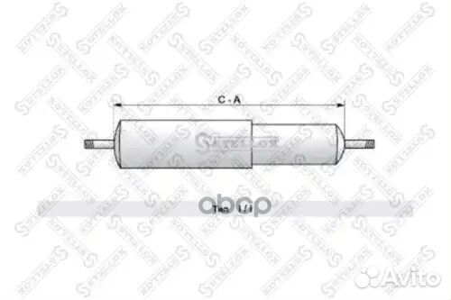 Амортизатор подвески задн 363-622 I/I 14x72
