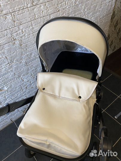 Коляска 2 в 1 эко кожа