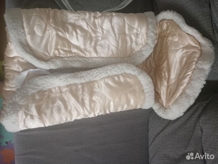 Конверт для новорожденного зимний