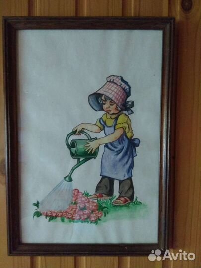 Картина акварель