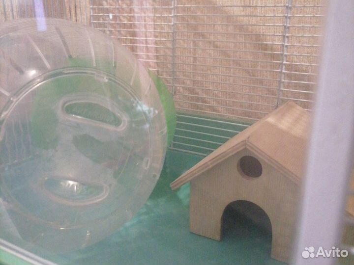 Клетка для хомяка с трубами