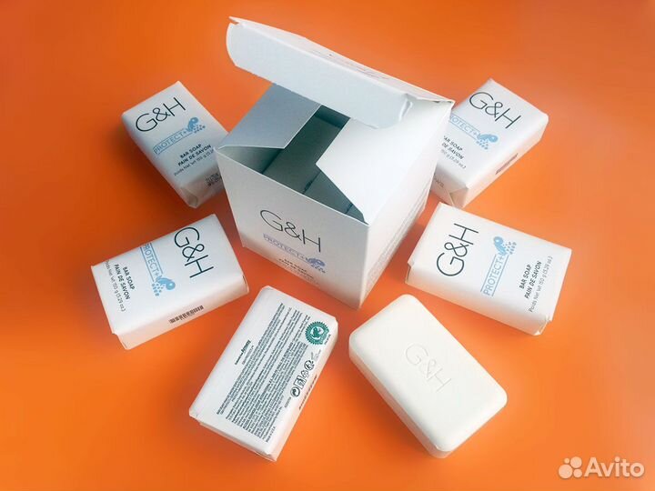 Мыло Amway GH Protect Плюс 3 в 1 короб 6 х 150 г