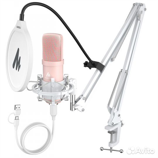 Микрофон Maono AU-A04E (pink)