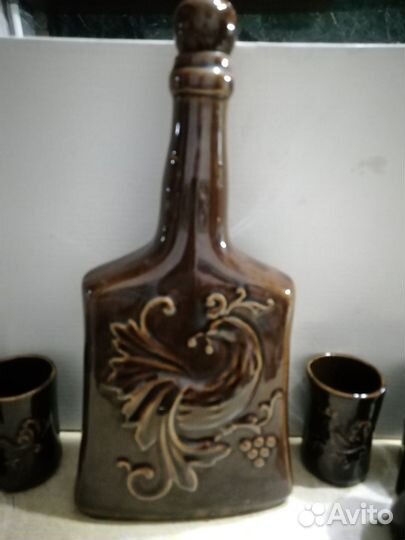 Штоф с рюмками, времен СССР