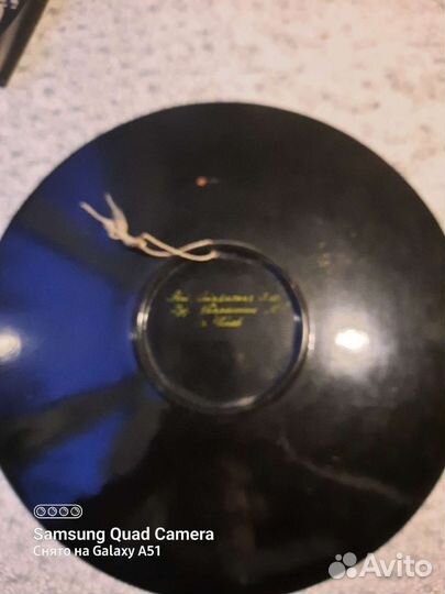 Настенная тарелка из дерева СССР