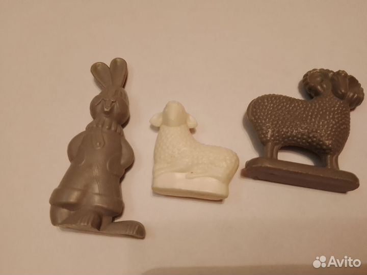 Фигурки животных СССР, пластик