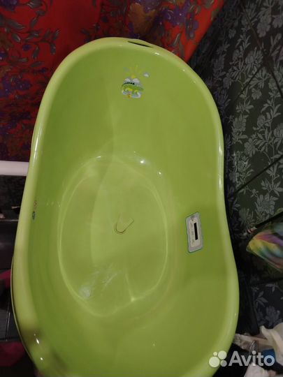 Ванночка для купания с термометром