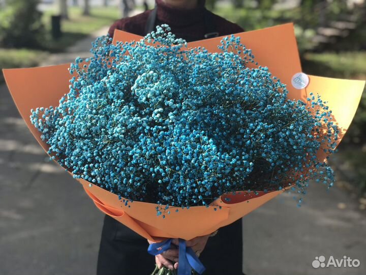 Букет гигант из гипсофилы