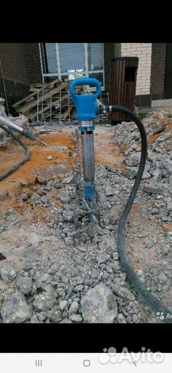 Аренда компрессора с отбойными молотками