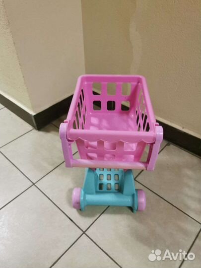 Детские игрушки тележка