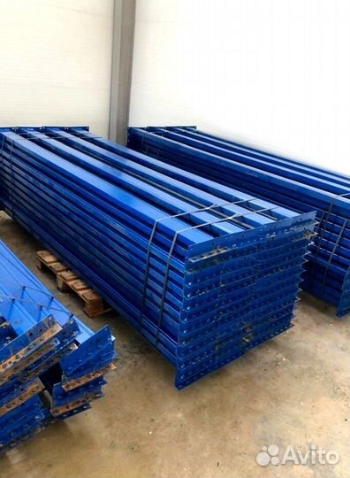 Фронтальные стеллажи для склада Медведь б/у лот 13