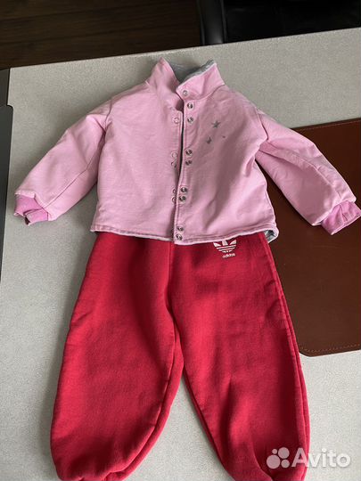 Костюм с лонгсливом и шапочкой 1,5-2 года