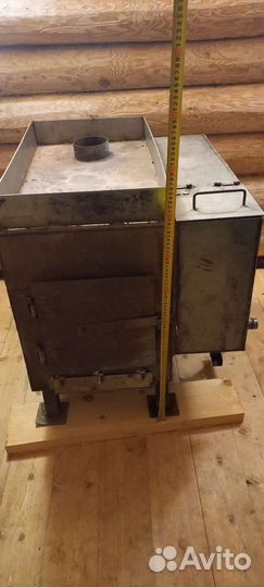 Печь банная с баком, нержавейка