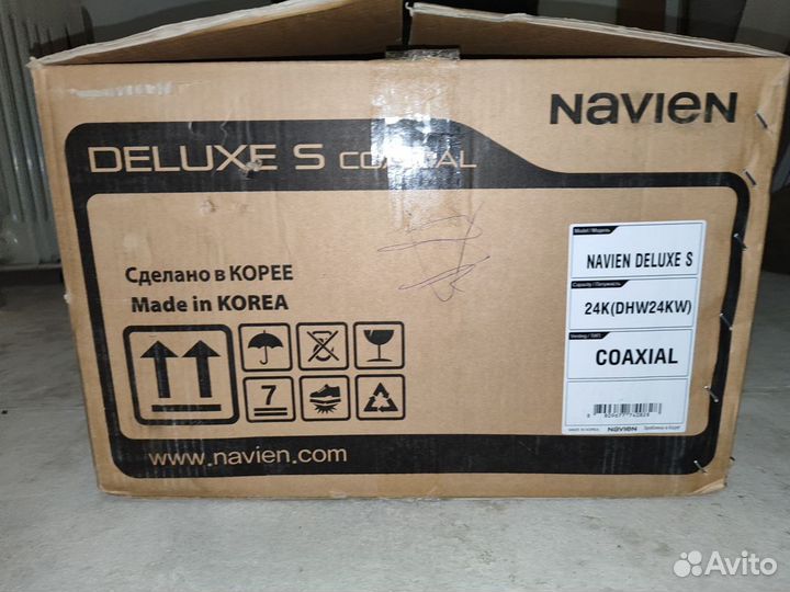 Газовый котел navien deluxe S 24k новый