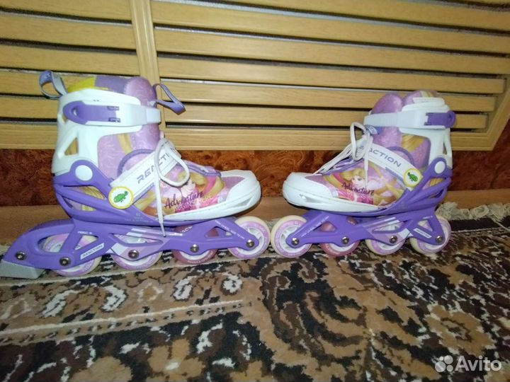 Ролики для девочек 31-36 размер