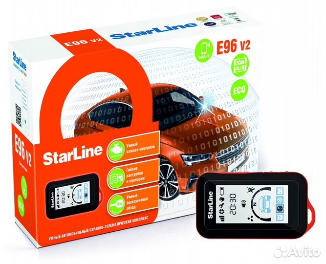Автосигнализация StarLine E96 BT ECO