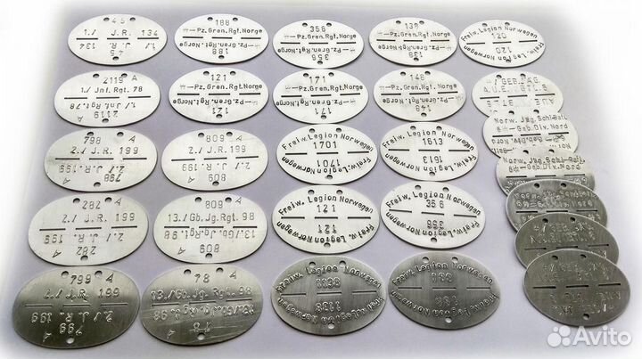 Немецкие жетоны. Копия с набивкой на период 2мв