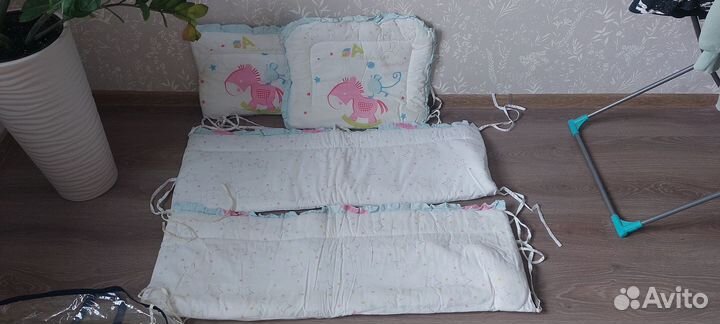 Бортики в детскую кроватку бу