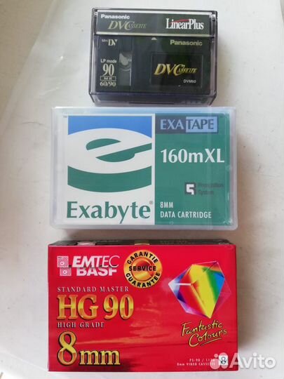 Кассеты Digital8 Video8 Hi8, Mini DV (DVM60/90)