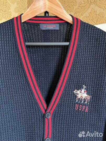 Кардиган мужской us polo assn L (M-L) шерсть