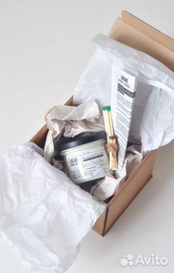 Ароматическая свеча ручной работы из соевого воска