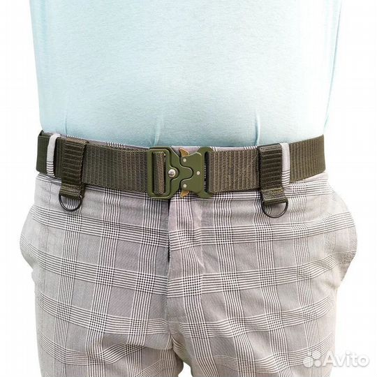 Пояс-ремень из стропы и пряжки 