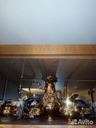Чайный сервиз золотой