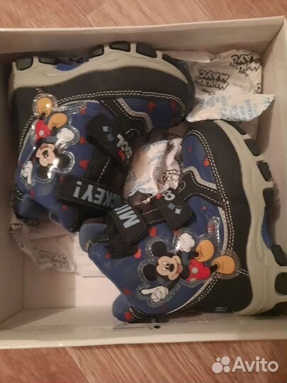 Ботинки демисезонные для мальчика 20 21размер