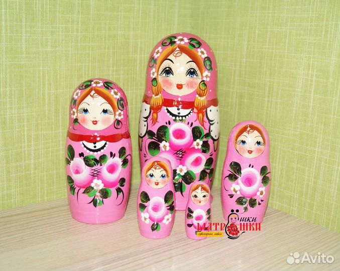 Матрешка 18см 4вида