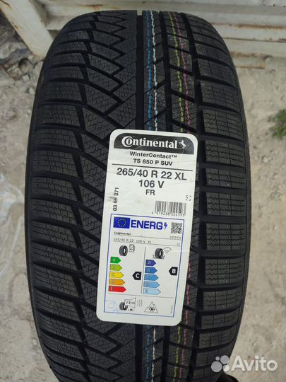 Continental ContiWinterContact TS 850P SUV 265/40 R22