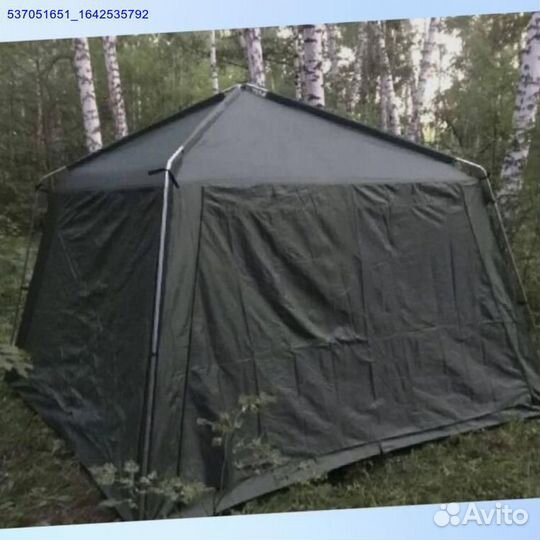 Летняя кухня, шатёр 1688 с козырьком (Арт.35893)