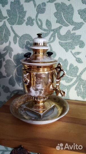 Кружка самовар фаб Кузнецов фарфор